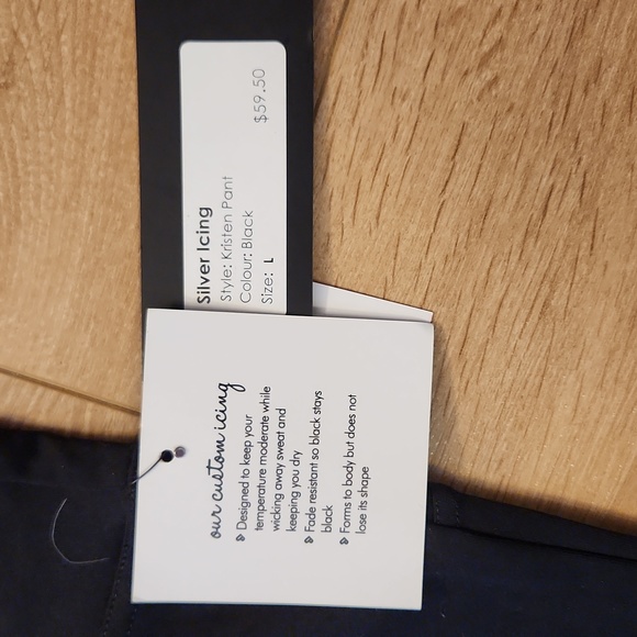 Silver Icing boot cut yoga pants Sz L - Picture 5 of 6